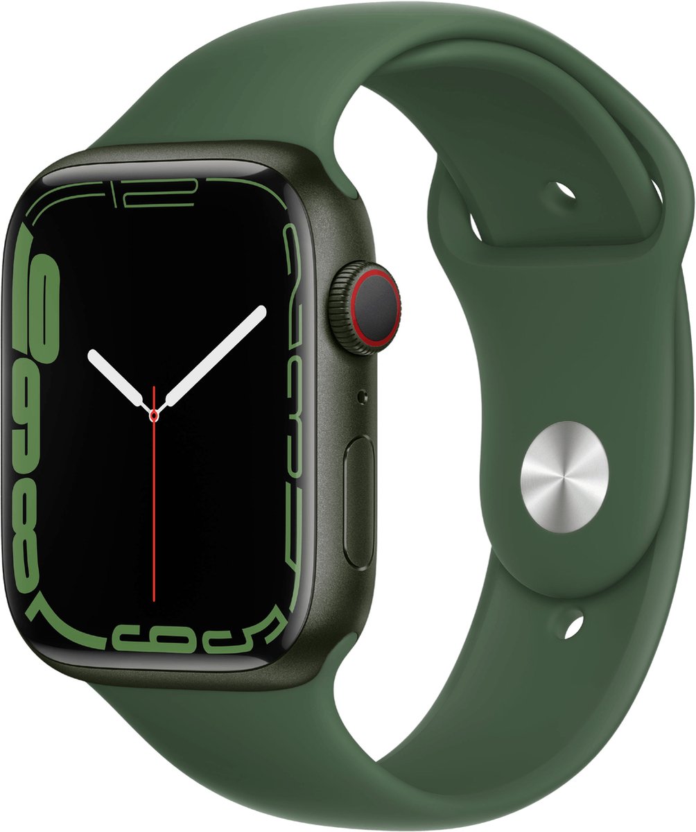 Apple Watch Series 7 4G 41mm Aluminiume Sportband - Groen