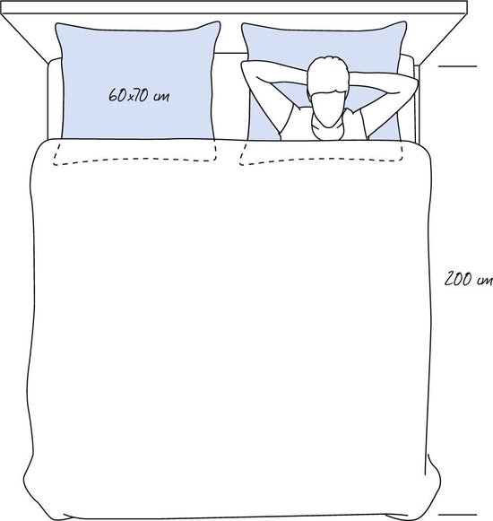 Deltex Ecodown Hoofdkussen - Wit