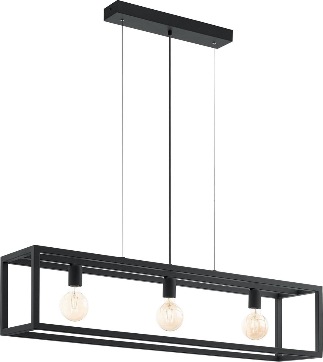 EGLO Elswick Hanglamp - Zwart