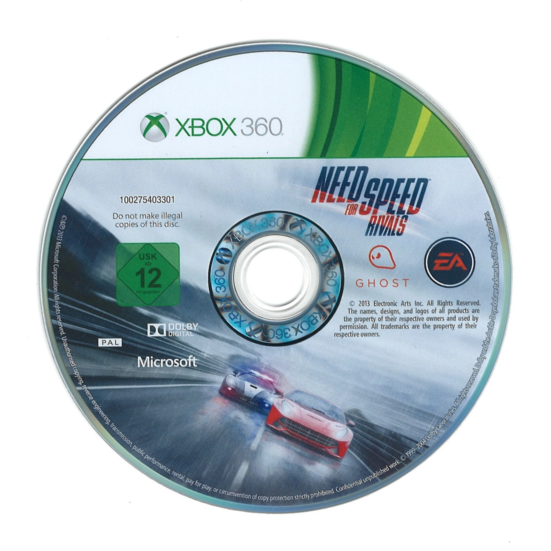Electronic Arts Need for Speed Rivals (losse disc)