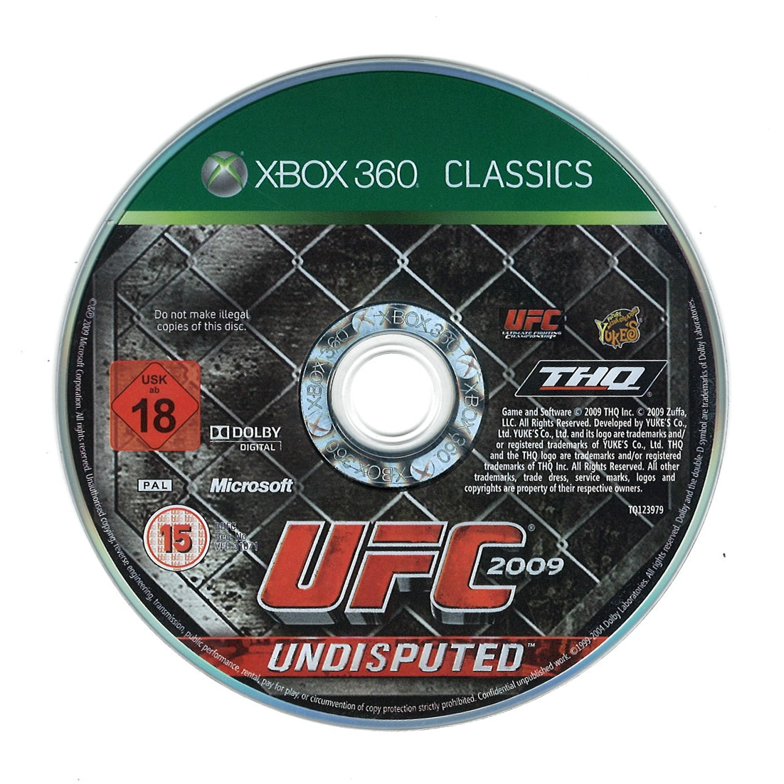 THQ Nordic UFC 2009 Undisputed (Classics) (losse disc)