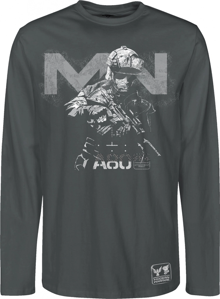 Gaya Entertainment Call of Duty Modern Warfare - A80 Dark Grey Longsleeve T-Shirt