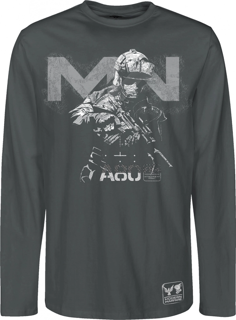 Gaya Entertainment Call of Duty Modern Warfare - A80 Dark Grey Longsleeve T-Shirt