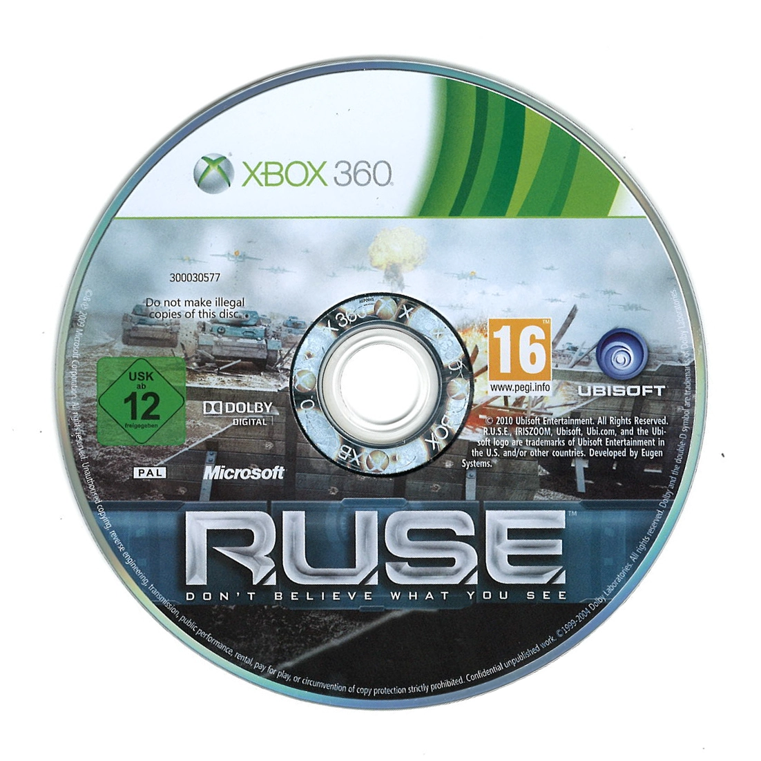 Ubisoft R.U.S.E. (Ruse) (losse disc)