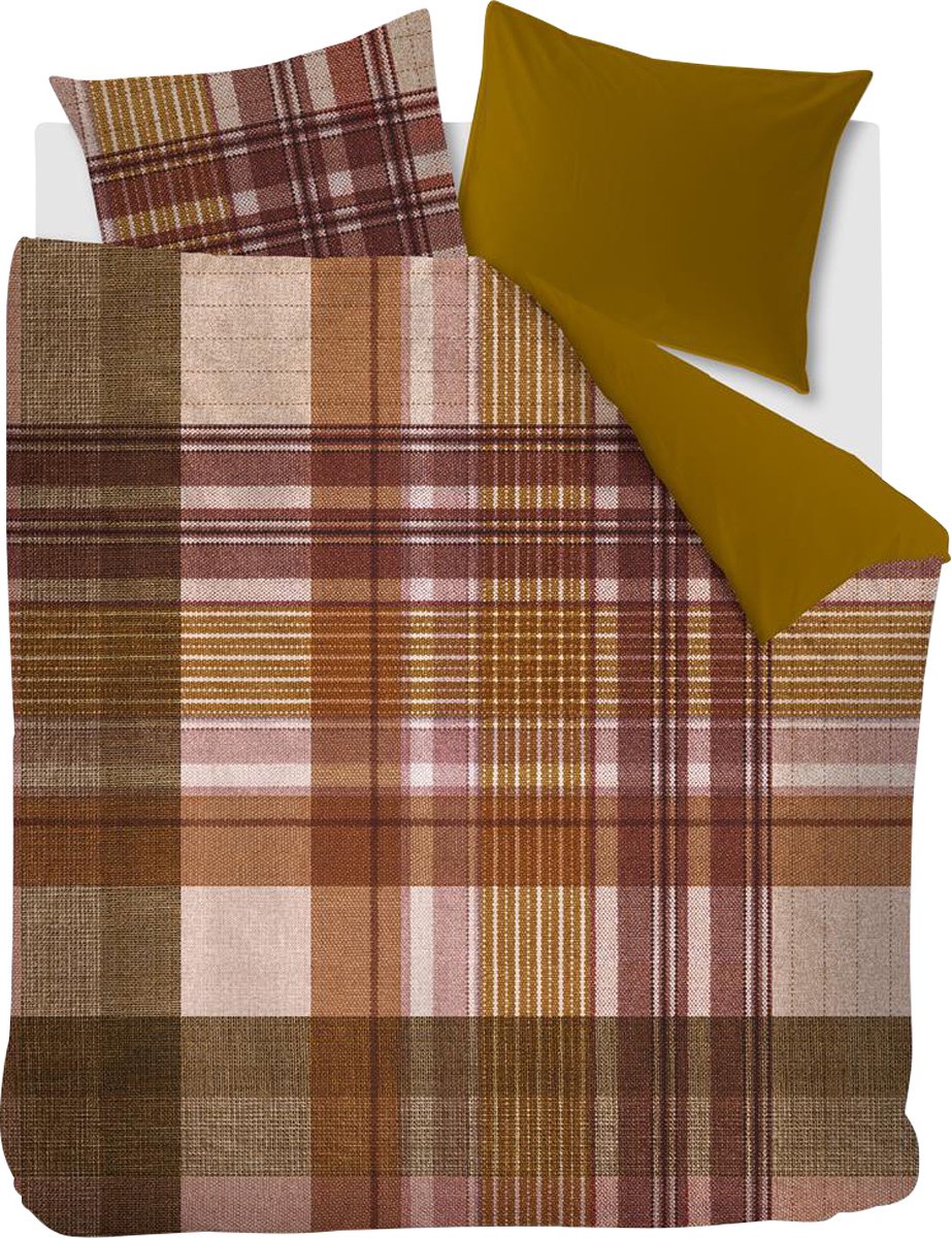 Beddinghouse Dekbedovertrek Tatum- Natural - Geel