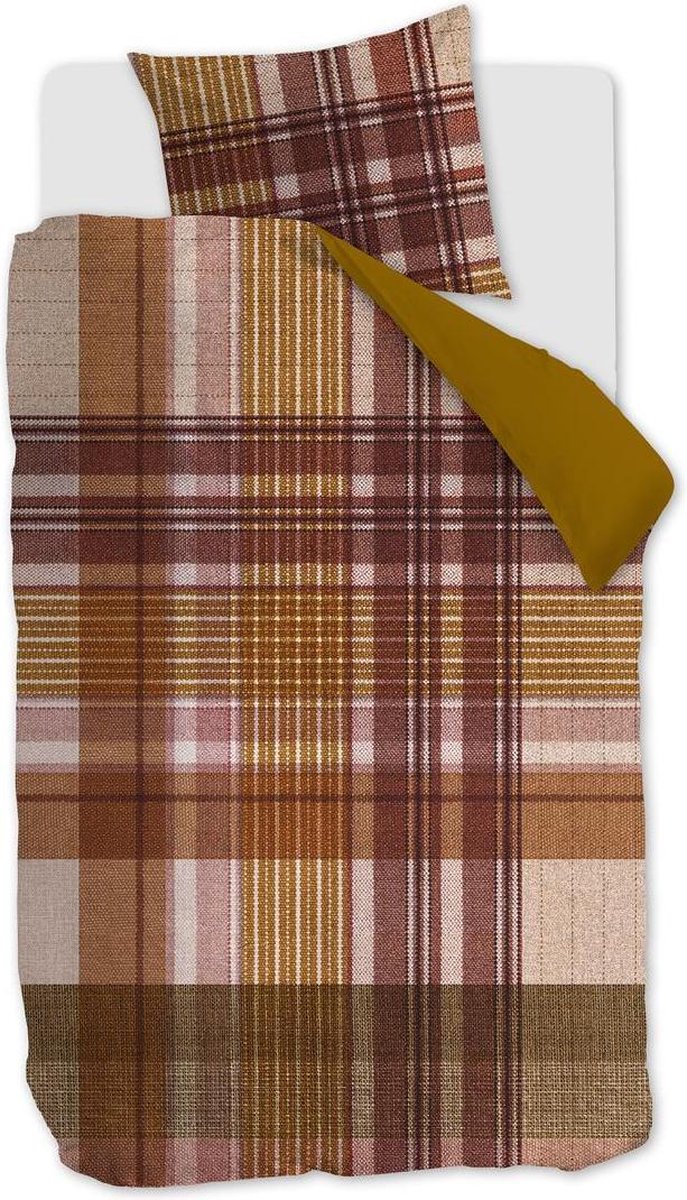 Beddinghouse Dekbedovertrek Tatum- Natural - Geel