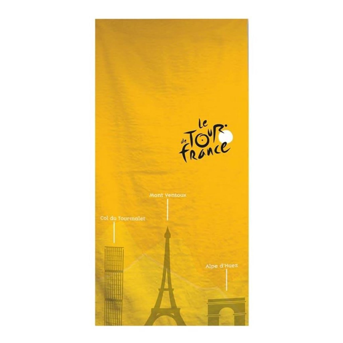 Tour De France badlaken 70 x 140 cm - Geel
