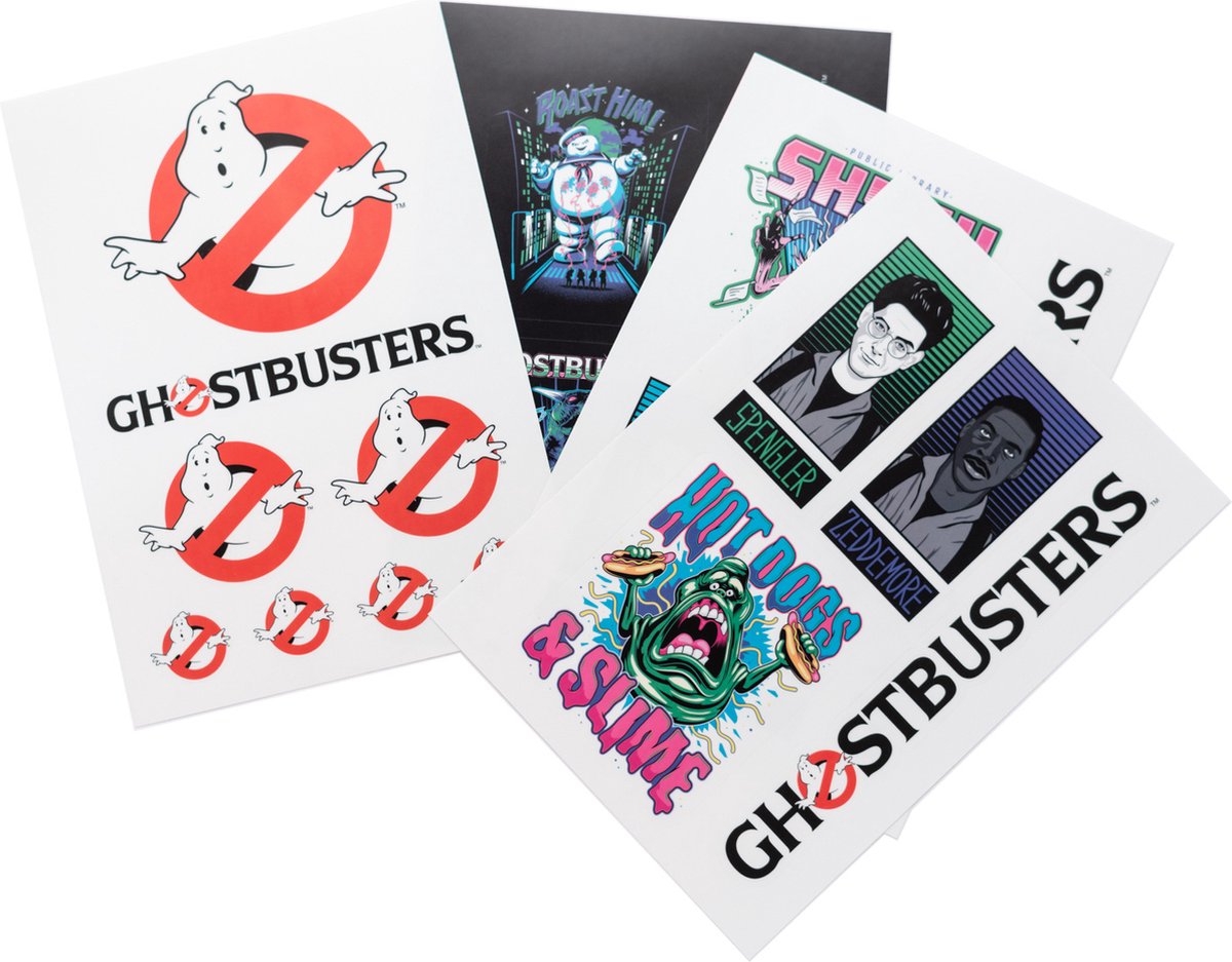 Grupo Erik stickers Ghostbusters 7 x 5 cm 18 stuks