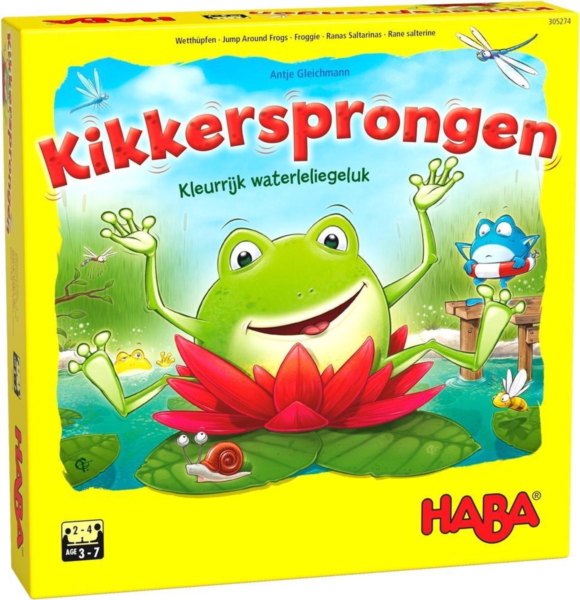 HABA kinderspel Kikkersprongen (NL)