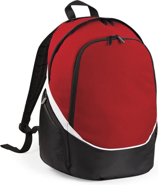Quadra Pro Team Backpack Qs255 Zwart--wit - Rood