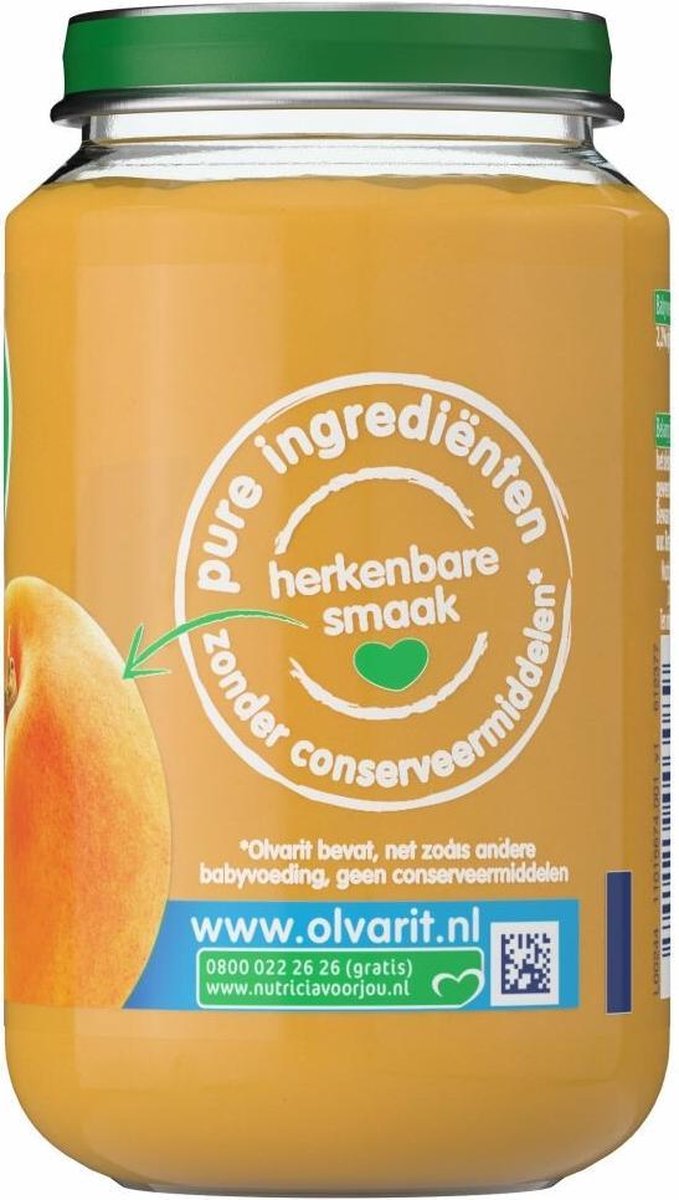 Olvarit 8m59 Abrikoos Appel Banaan 200gram