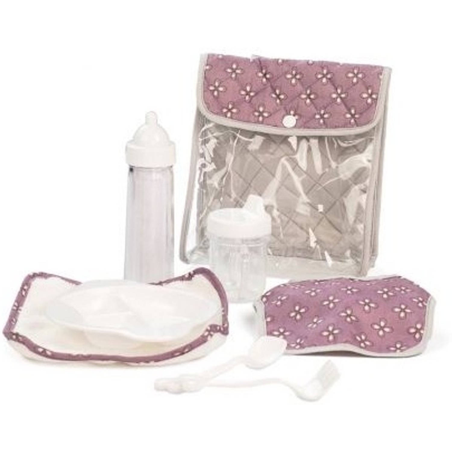 Mini Mommy Dinningset Deluxery 8-delig 16 Cm - Paars