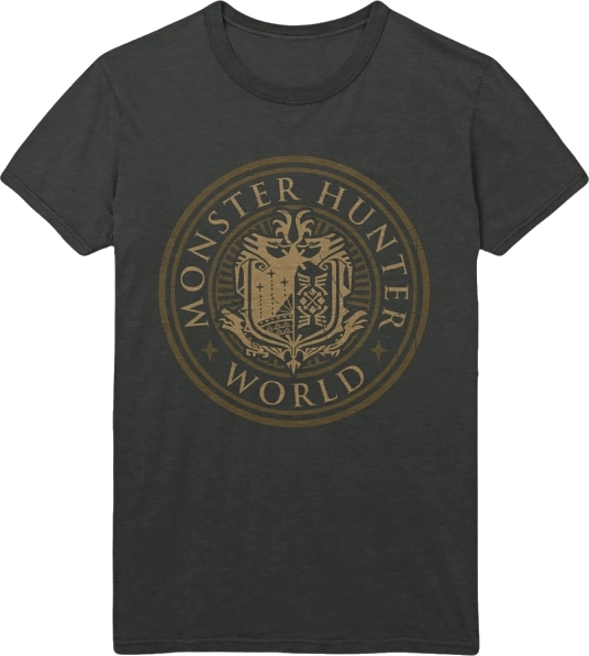 Level Up Wear Monster Hunter World - Vintage Emblem T-Shirt