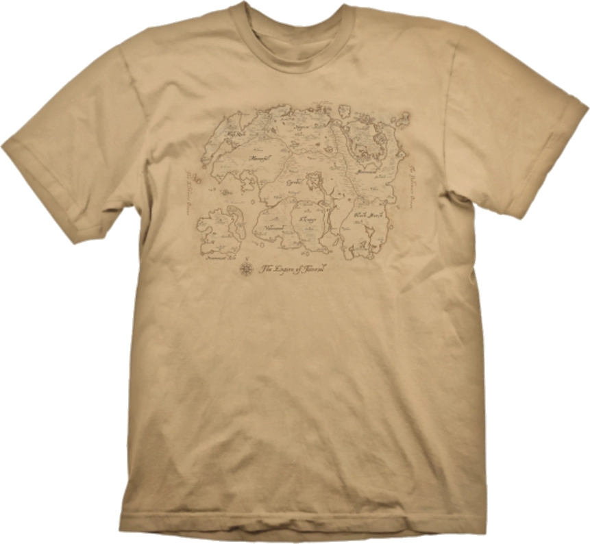 Bethesda The Elder Scrolls - Map of Tamriel T-Shirt