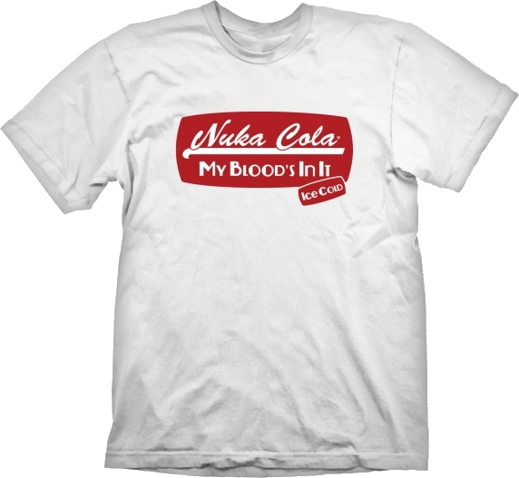 Level Up Wear Fallout - Nuka Cola Ice C. White T-Shirt