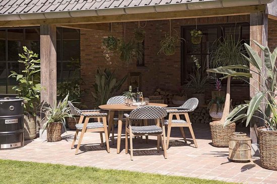 Hartman Sophie Studio Teak Tuintafel Ø 120 cm - Bruin