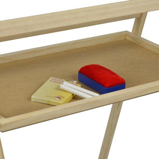 Marionette Schoolbord En Whiteboard Hout - Bruin