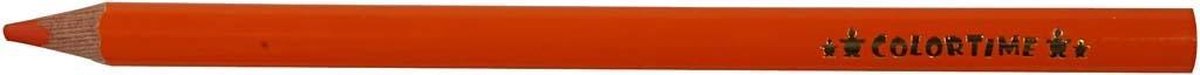 Colortime kleurpotloden Jumbo 5 mm vulling 12 stuks - Oranje