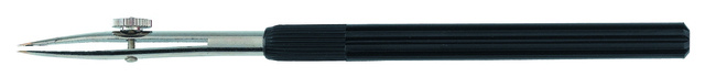 Aristo trekpen 11,6 cm RVS - Zwart