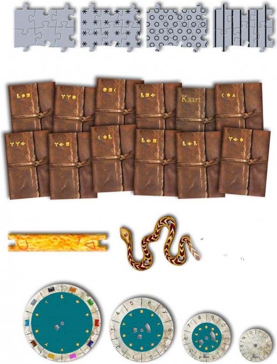 999Games gezelschapsspel EXIT Verloren Tempel zwart 21 delig