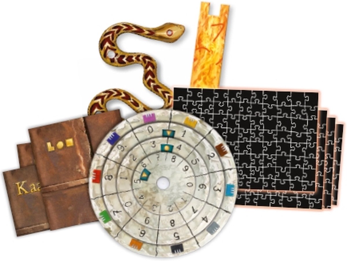 999Games gezelschapsspel EXIT Verloren Tempel zwart 21 delig