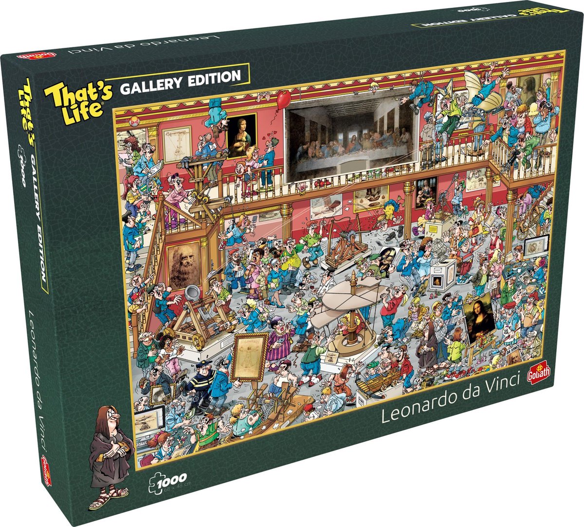 Goliath legpuzzel Leonardo Da Vinci 36,5 x 27 cm 1000 stukjes