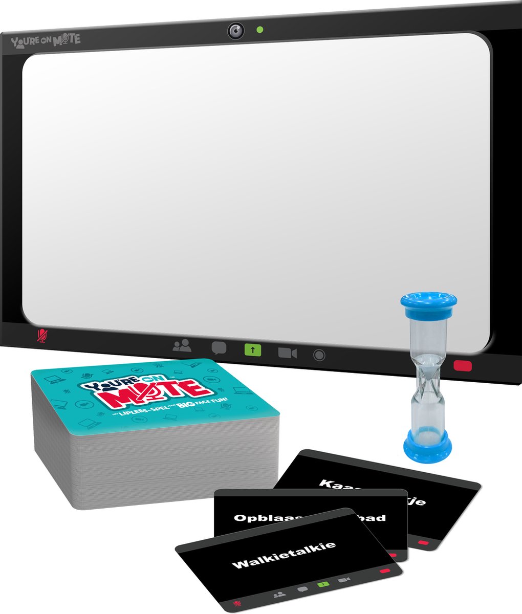 Goliath gezelschapsspel You're on Mute karton 203 delig - Zwart