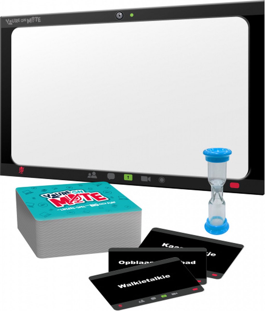 Goliath gezelschapsspel You're on Mute karton 203 delig - Zwart