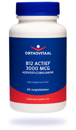 Orthovitaal B12 Actief 3.000 mcg (60 zuigtabletten) -