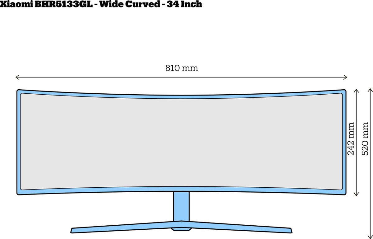 Xiaomi Mi Curved Gaming Monitor - 34"