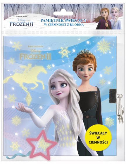 Disney dagboek Frozen II met slot meisjes 17 x 16,5 cm papier
