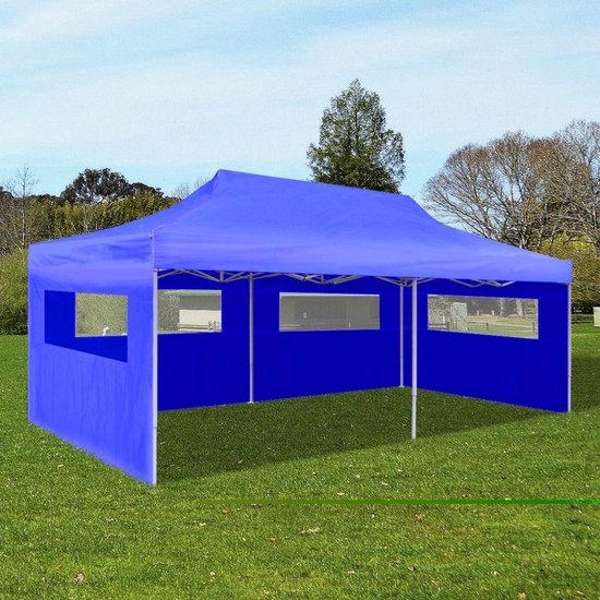 Vidaxl Partytent Pop-up Inklapbaar 3x6 M - Azul