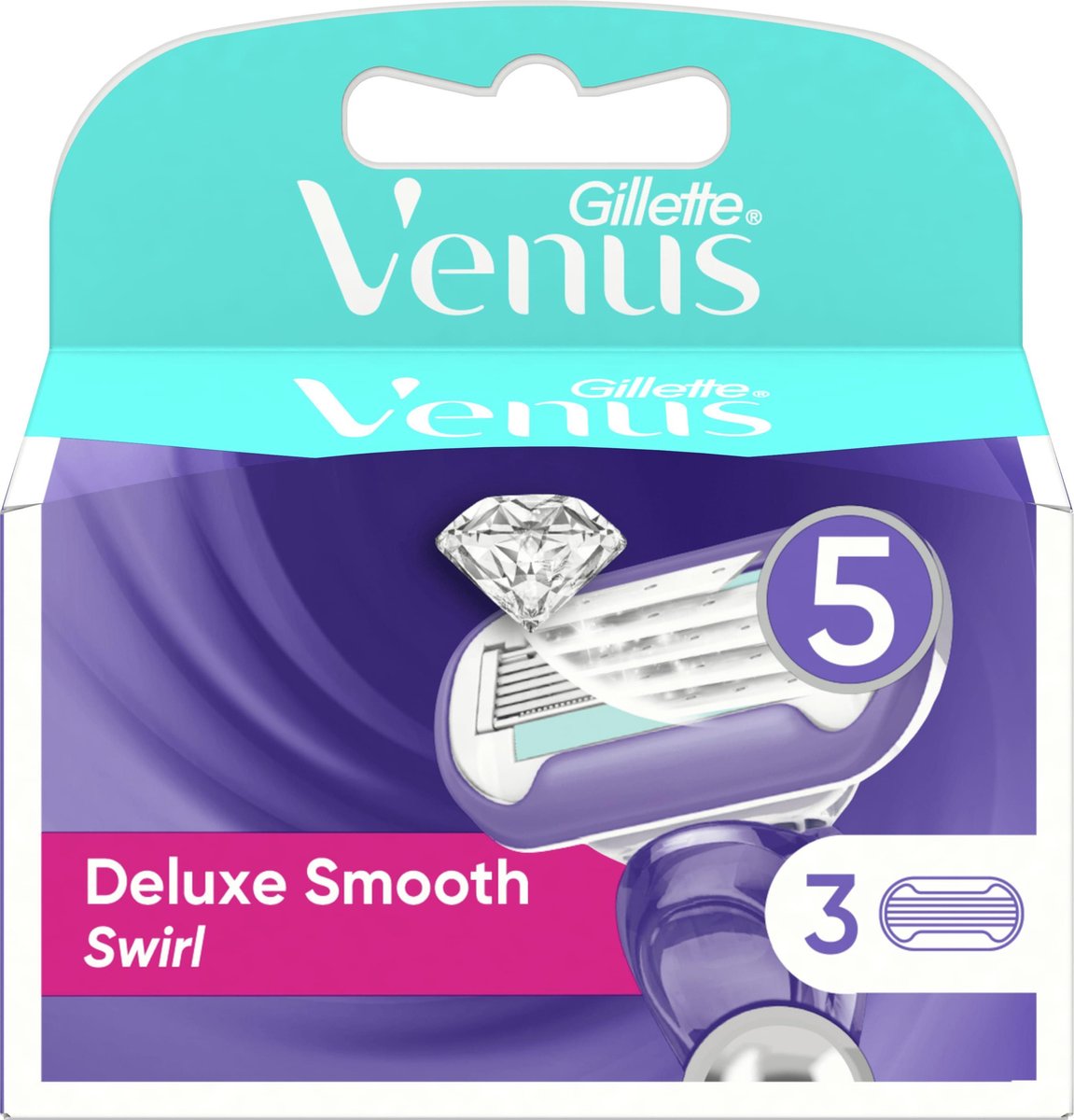 Gillette Venus Deluxe Smooth Swirl - 3 Stuks