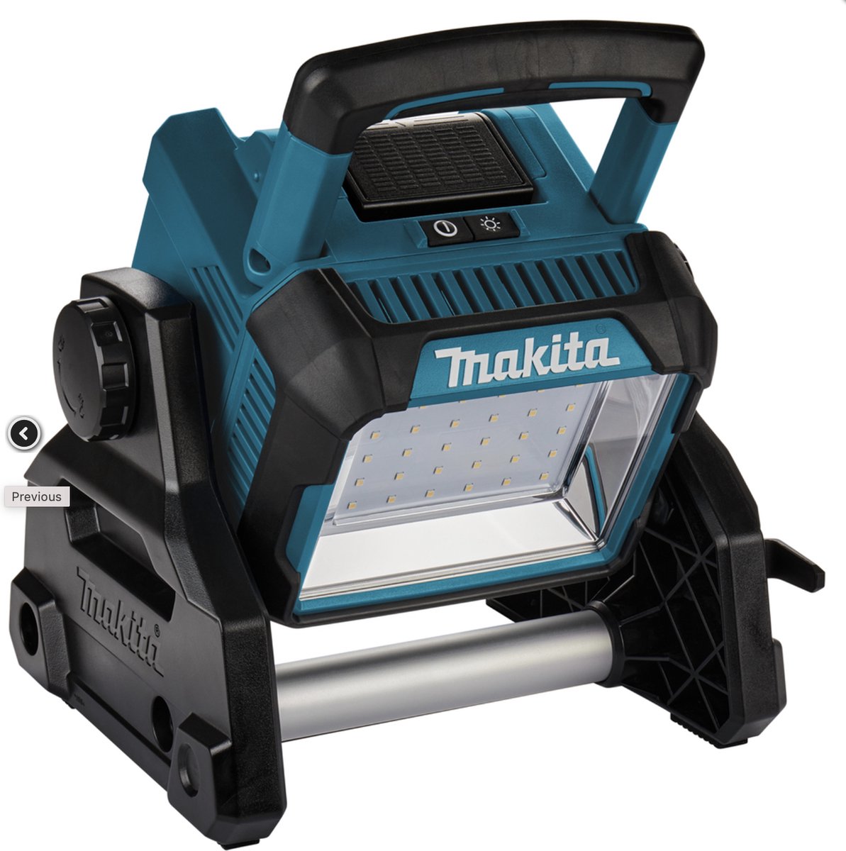 Makita NLADML814 | Statieflamp | 14,4 V /18 V | 3 spots | In doos met tas en draagband