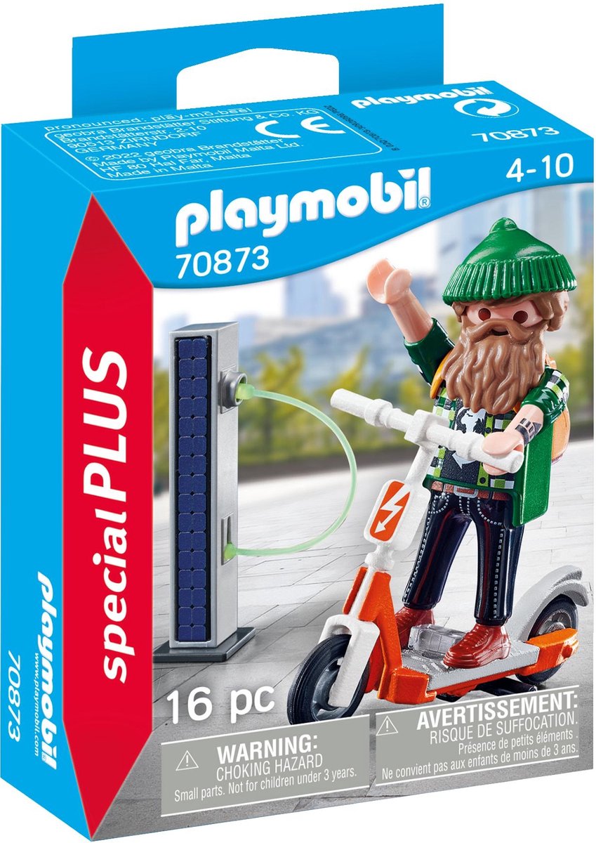 Top1Toys Playmobil 70873 Special Plus Hipster Met E-scooter