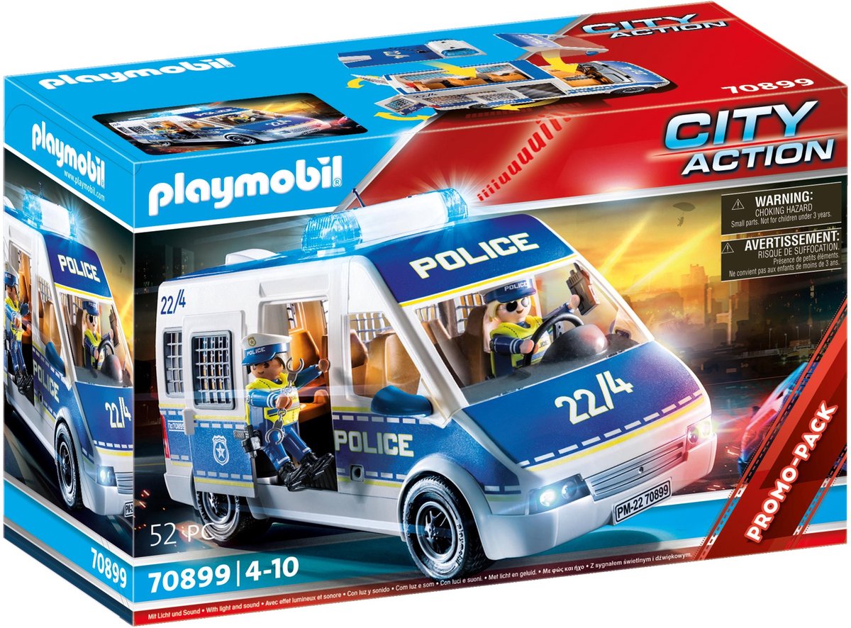 Top1Toys Playmobil 70899 PROMO Politieauto Met Licht En Geluid