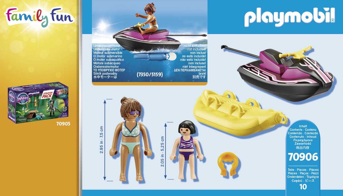 Top1Toys Playmobil 70906 Starterpack Waterscooter Met Bananenboot