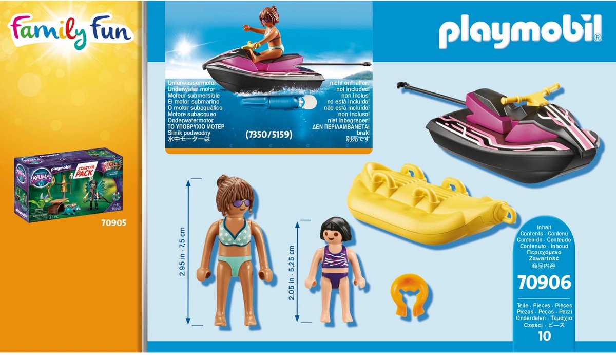 Top1Toys Playmobil 70906 Starterpack Waterscooter Met Bananenboot
