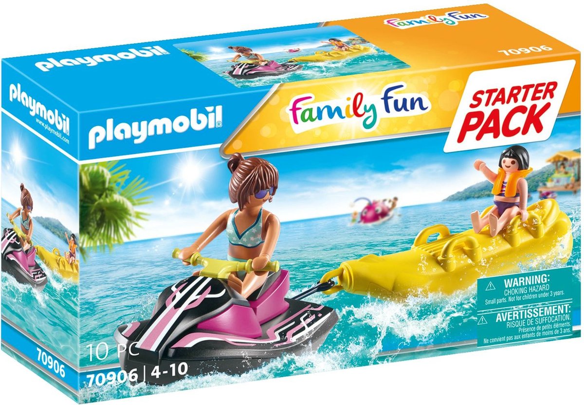Top1Toys Playmobil 70906 Starterpack Waterscooter Met Bananenboot