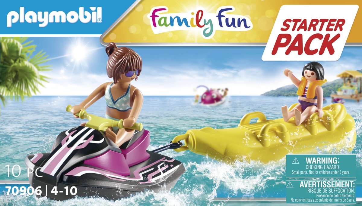 Top1Toys Playmobil 70906 Starterpack Waterscooter Met Bananenboot