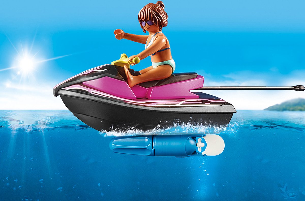 Top1Toys Playmobil 70906 Starterpack Waterscooter Met Bananenboot