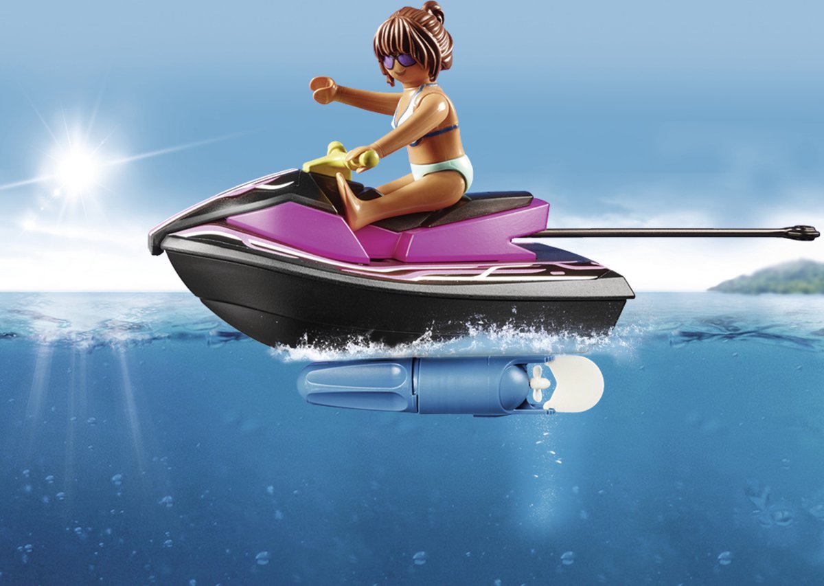 Top1Toys Playmobil 70906 Starterpack Waterscooter Met Bananenboot