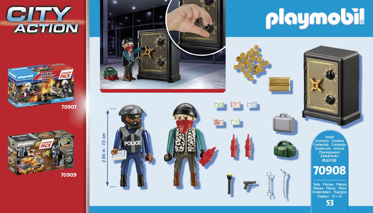 Top1Toys Playmobil 70908 Starterpack Kluiskraker