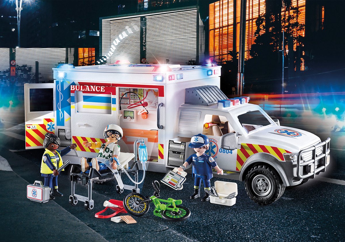 Top1Toys Playmobil 70936 Reddingsvoertuig: US Ambulance