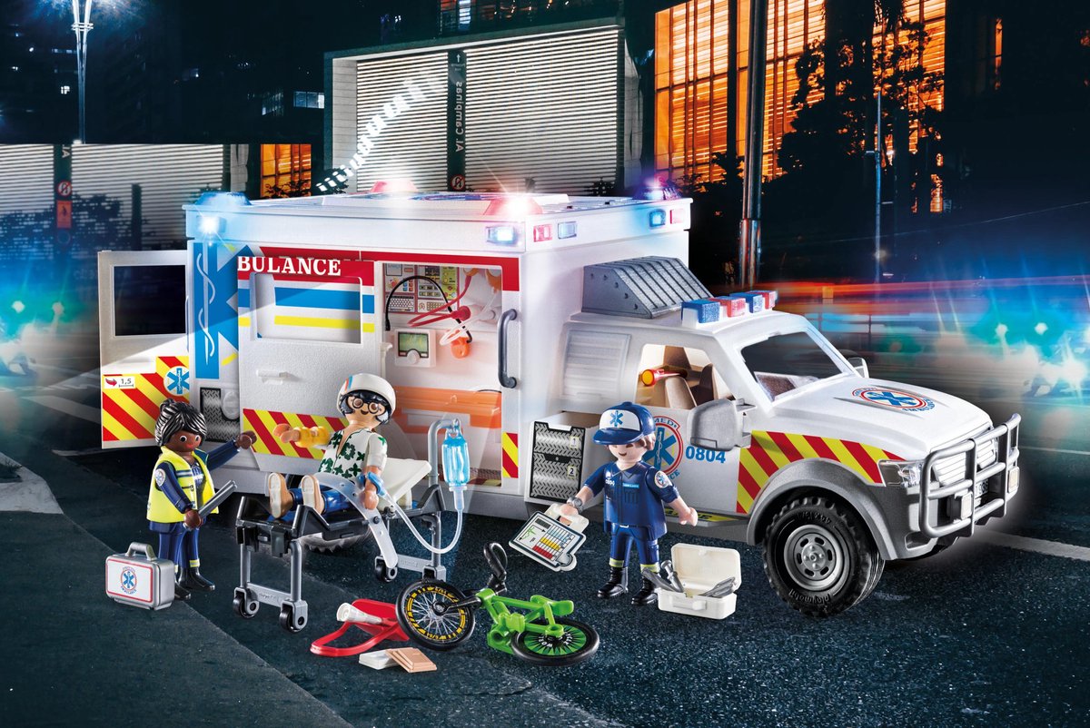 Top1Toys Playmobil 70936 Reddingsvoertuig: US Ambulance