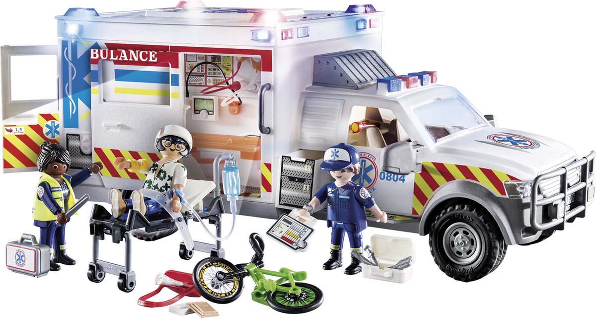 Top1Toys Playmobil 70936 Reddingsvoertuig: US Ambulance