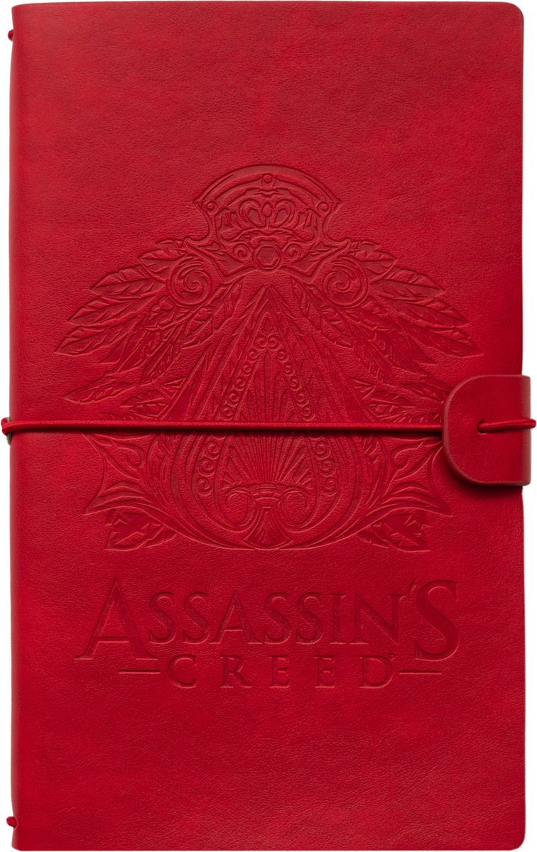 Erik Assassin&apos;s Creed notitieboek A5 19,5 x 12 cm imitatieleer - Rood