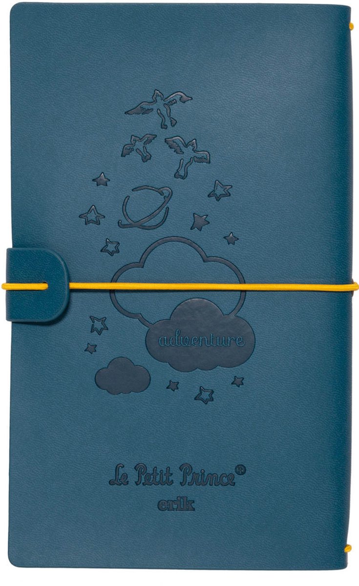 Erik The Little Prince notitieboek A5 19,5 x 12 cm imitatieleer - Blauw