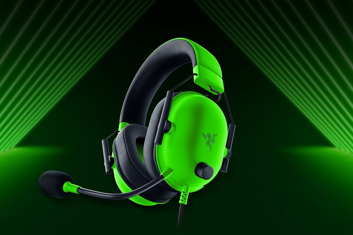 Razer Blackshark V2 X Gaming Headset - Groen