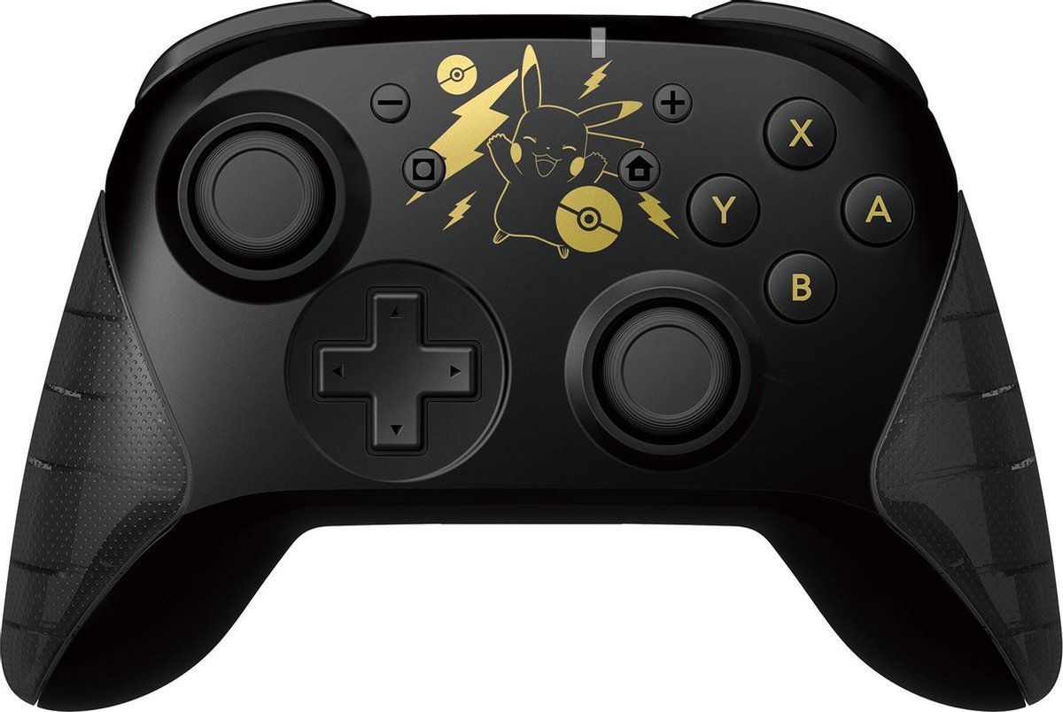 Hori Wireless Controller Pikachu Black & Gold voor Nintendo